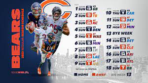 Chicago Bears Calendar 2023