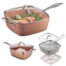 Maybe you would like to learn more about one of these? Copper Pan 5 In 1 Multi Functional Non Stick Pan