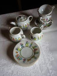 Adorable Vintage Children S China Tea Set Etsy Toy Tea Set Mini Tea Set Girls Tea Set