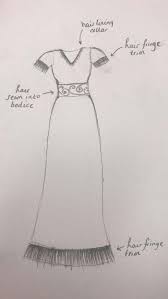 Penggunaan jenis kebaya kutu baru sendiri memang terkesan tradisional. Sketsa Baju Gaun