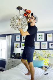 Light fittings with a very bright light output that will also help to fully illuminate your room. Adding Overhead Lighting Extra Outlets Young House Love