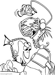 Search through 623,989 free printable colorings at getcolorings. Marlin And Dory Fight Anglerfish Coloring Page Coloringall