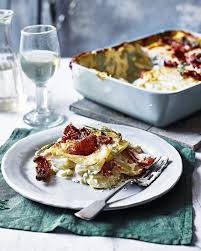 Sun Dried Tomato And Goat S Cheese Dauphinois Potatoes Recipe Delicious Magazine Recipe Tasty Vegetarian Recipes Recipes Yummy Food