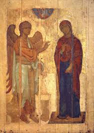 San michele arcangelo patrono della chiesa universale. Iconaannunciazione Parrocchia Bianco