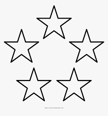 2) click on the coloring page image in the bottom half of. Five Stars Coloring Page Stars Template Hd Png Download Kindpng
