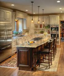 Long Narrow Island With Ventless Stove Kitchen Island Design Kitchen Layout Custom Kitchen Island