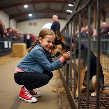 😲 A little girl walked into the dog auction alone… clutching a jar of  coins and a secret no one saw coming. She hadn’t spoken a single word since  her mother—Officer Hannah Parker—was killed in the ...