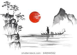 Shop the most beautiful things on earth. Japan Traditional Japanese Painting Sumi E Art Japan Traditional Japanese Painting Sumi E Art Man With Japanese Drawings Japanese Art Traditional Japanese Art