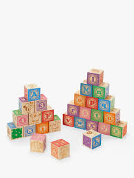 Looking to buy letter blocks online? John Lewis Partners Wooden Alphabet Blocks