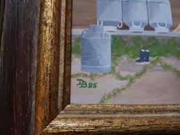 Gemälde Bild von Denise Bernhardt 1985 Bim Senn