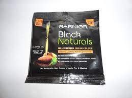 Gariner Black Natural Oil Enriched Cream Hair Color With Almond Oil 2 0 Black Garnier Hair Color Hair Color Cream Semi Permanent Hair Color