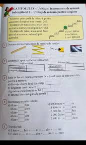 Unitatea de măsură pentru lungime este metrul (m). Dau Coroana Ex 1 2 3 4 5 Brainly Ro