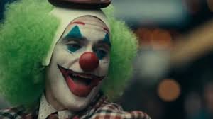 The nose of the clown of Arthur Fleck