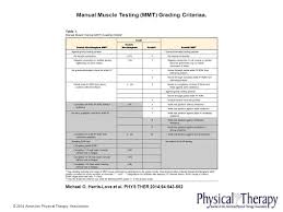 manual muscle testing chart muscle testing training course