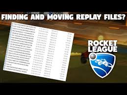 How To Find And Move Rocket League Replay Files Tutorial Pc Youtube