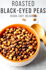 Roasted Black Eyed Peas Recipe In 2020 Vegan Appetizers Vegan Recipes Easy Pea Snacks