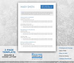 With this academic cv template, you can create your professional profile in order to accomplish your personal goals. Student Resume Template Word Academic Resume Template For Etsy