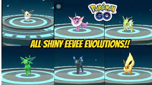 Aug 12, 2021 · flareon was once one of only three shiny eevee evolutions pokemon go had to offer, alongside vaporeon and jolteon. All Shiny Eevee Evolutions In Pokemon Go Youtube