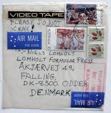 Bu adreste 1450 tane mail şifresi var. 1983 03 22 Letter From Tane Lomholt Mail Art Archive
