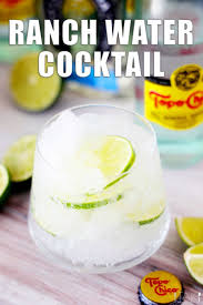 Ranch Water The 3 Ingredient Texas Cocktail The Anthony Kitchen Recipe In 2020 Mexican Food Recipes Simple Ingredient Fresh Lime Juice
