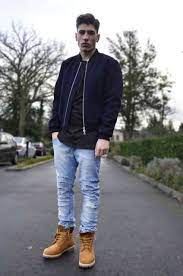 Submitted 22 days ago by adviceperson. With Distressed Jeans Black Shirt And Jacket Roupas Timberland Moda Para Homens Botas Timberland