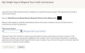 Maybe you would like to learn more about one of these? Bank Of America Allowing Some Cardholders To Request A Credit Limit Increase Without A Hard Pull Doctor Of Credit