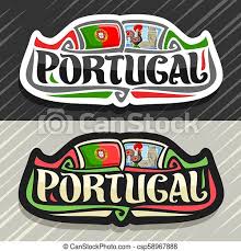 The following 110 files are in this category, out of 110 total. Vector Logo For Portugal Country White And Black Fridge Magnets With Portuguese Flag Brush Typeface For Word Portugal And Canstock
