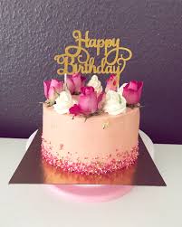 Number sixty party shows sixtieth birthday party or anniversary. Drip Female Rose Gold Birthday Cake Novocom Top