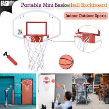 The kids' basketball hoop easily fills with water or sand, ensuring it remains standing whether you're shooting or practicing new acrobatic dunks. Mini Basketball Hoop Over The Door Basketball Backboard Indoor Outdoor Sports Walmart Com Walmart Com