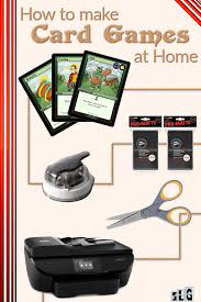 Various word processing programs offer templates and graphics that can be used to make homemade playing cards. Diy How To Print Card Games From Your Own Home Streamlined Gaming Card Games Game Card Design Board Game Design
