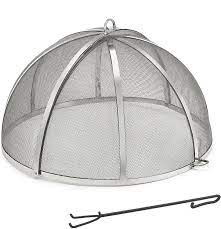 Stainless steel shield fire pit screen. Amazon Com Good Directions 30 Large Stainless Steel Spark Screen Patio Lawn Garden