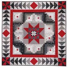 Black And White Quilt Patterns Black White Red Quilt Patterns At From Marti Featuring Quilting With The Perfect Patchwork System Log Cabin Quilt Pattern Quilts Black And White Quilts