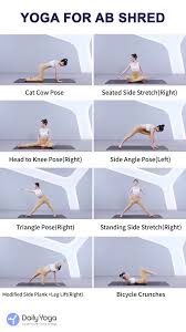 Yoga For Ab Shred Yoga Abs Daily Yoga Workout Easy Yoga Workouts