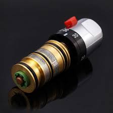 Replace the old valve stem washer with a new one. Solepearl Thermostatic Bath Mixer Tap Shower Valve Handle Spare Repair Kit Cartridge Constant Temperature Control Brass Buy Online In Dominica At Dominica Desertcart Com Productid 123966794