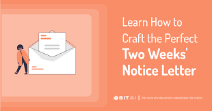 Check spelling or type a new query. Two Weeks Notice Letter What Is It How To Write It With Examples Bit Blog