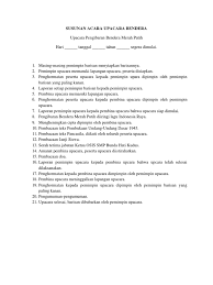 Maybe you would like to learn more about one of these? Susunan Acara Upacara Bendera Pdf