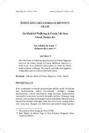 Cara mendidik anak yang baik menurut islam dan pendidikan anak dalam islam). Pdf Model Keluarga Bahagia Menurut Islam Jurnal Fiqh Apium Academia Edu
