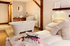 Roses Bath In Bedroom Bricknell Cottages Yorkshire Lancashire Bedroom With Bath Luxury Holiday Cottages Luxury Cottage