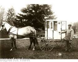 Rural Farm Delivery Vintage Mailman Mail Horse Wagon Horse Wagon Horses Dearborn