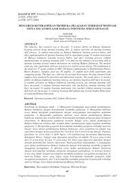 We did not find results for: Pdf Pengaruh Keterampilan Membuka Pelajaran Terhadap Motivasi Siswa Dalam Belajar Bahasa Indonesia Sekolah Dasar