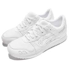 details about asics tiger gel lyte iii 3 triple white men running shoes sneakers h7e1y 0101