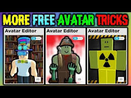 These Avatar Tricks Cost 0 Robux Roblox Youtube Roblox Avatar Roblox Gifts
