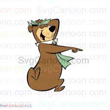 Bear Pointing And Laughing Yogi Bear Svg Dxf Eps Pdf Png Yogi Bear Bear Yogi