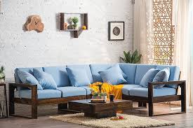 Make your living room classy by selecting 2020's best l type corner sofa designs. Buy Solid Wood Cube L Shape Sofa Online In India Latest Sofa Designs Saraf Furniture