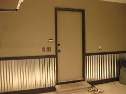 Designed with bold curves, the 2 ½ corrugated metal panel offers a traditional roof and wall option while maintaining its strength and durability. Scstrehl S Image Corrugated Metal Wainscoting Wainscoting Garage Makeover