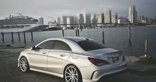 Cla250 With 19 Rims Mercedes Vossen Aftermarket Wheels