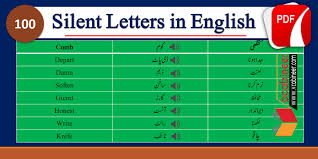 Silent Letters In English With Urdu Hindi Meanings English Vocabulary Words Learn English Words Basic English Sentences
