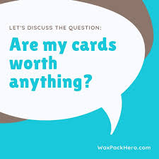 Baseball card values depend on many factors, like age, condition, scarcity, and the collectible market trends at the time. Are My Baseball Cards Worth Anything Waxpackhero