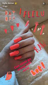 Kylie Jenner Opi Nail Lacquer Santa Monica Beach Peach 0 5 Fl Oz Kylie Nails Coral Acrylic Nails Coral Nails