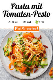 Pasta Mit Gemuse Tomaten Pesto Rezept Pasta Mit Gemuse Tomaten Pesto Kalorienarm Kochen